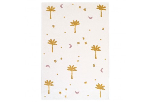 Tapis LITTLE PALM MIEL 120 x 170 cm