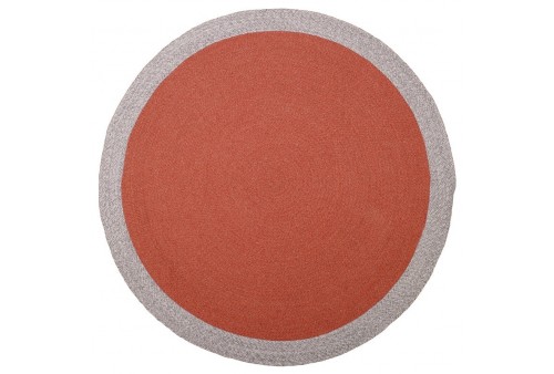 Tapis rond NOLAN ROUILLE D 120 cm