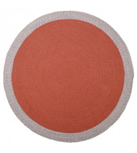 Tapis rond NOLAN ROUILLE D 120 cm