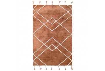 Tapis Coton LÄSSA TOFFEE M 135 x 190 cm