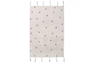 Tapis Coton NÜMI GRIS 100 x 150 cm