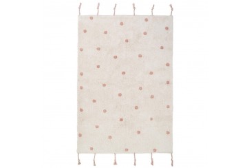 Tapis Coton NÜMI ROSE NUDE 100 x 150 cm