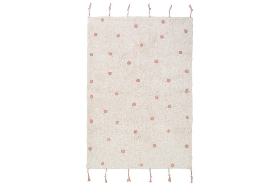 Tapis Coton NÜMI ROSE NUDE 100 x 150 cm