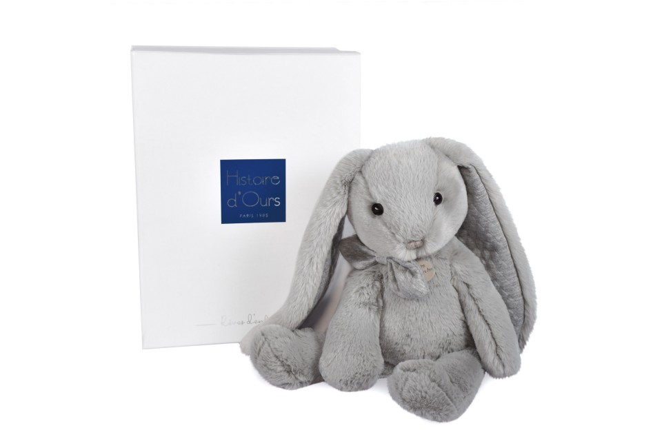 Preppy Chic - Lapin Gris Perle 40 Cm