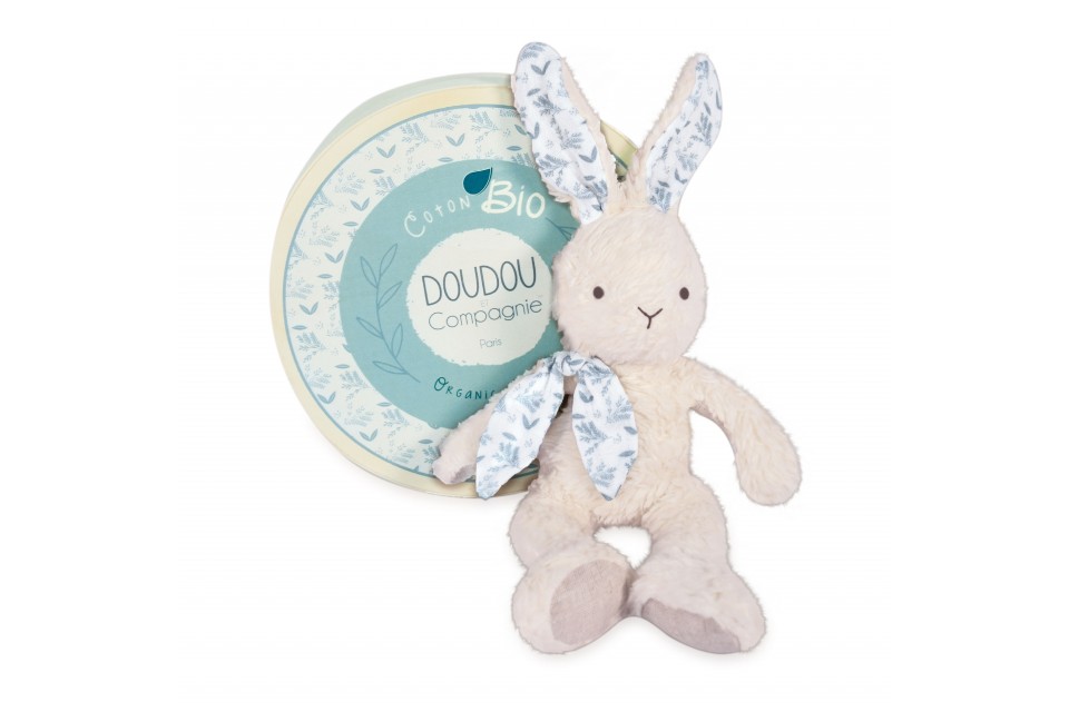 Doudou Botanic Bio - Pantin Lapin Blanc