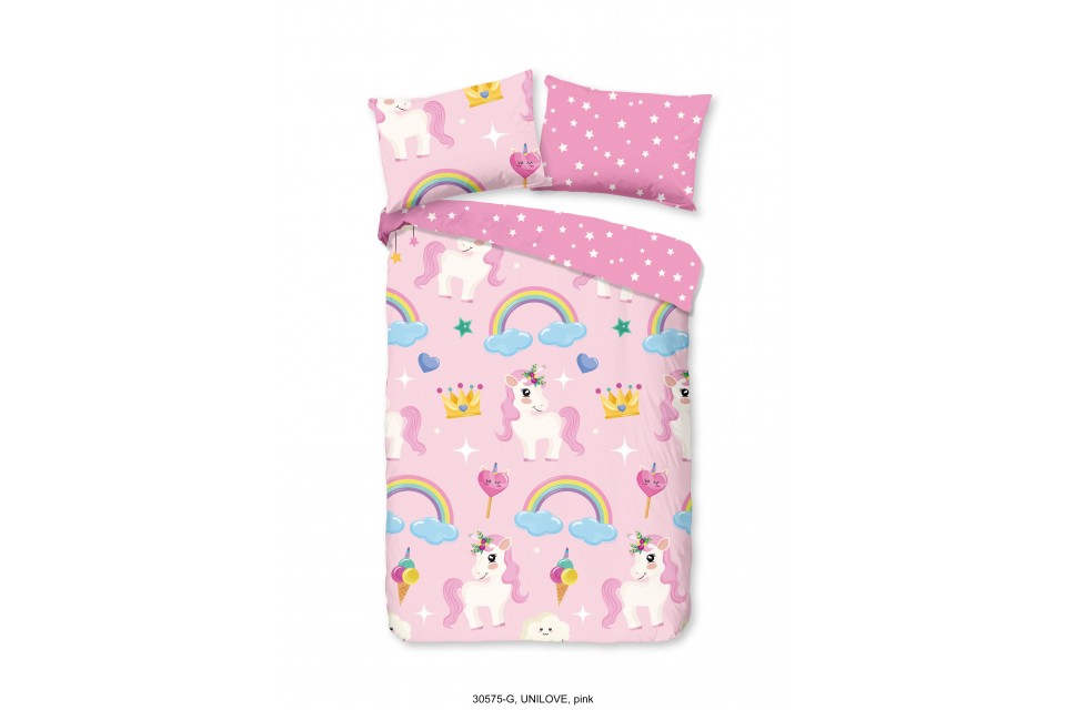 Parure de lit 100x135 cm kids Good Morning no.30575 pink