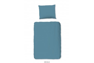 Parure de lit 120x150 Good Morning Coton Easy Care adria blue