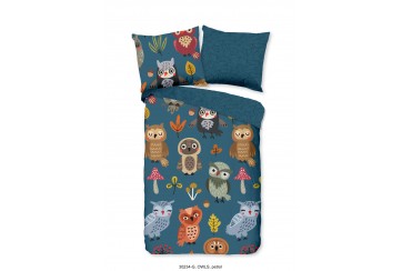Parure de lit 120x150 kids Good Morning no.30234 petrol