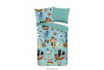 Parure de lit 120x150 kids Good Morning no.30238 aqua