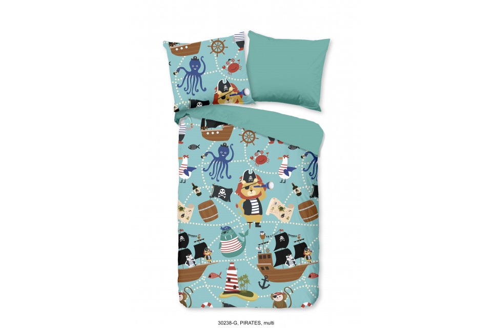 Parure de lit 120x150 kids Good Morning no.30238 aqua