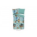 Parure de lit 120x150 kids Good Morning no.30238 aqua