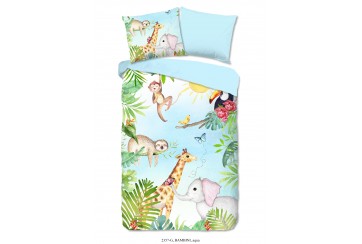 Parure de lit 140x200 / 220 cm kids Good Morning no.2357 aqua