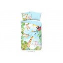 Parure de lit 140x200 / 220 cm kids Good Morning no.2357 aqua