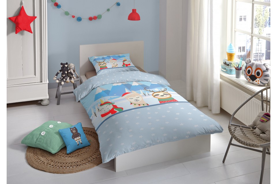 Parure de lit 140x200 / 220 cm flanel kids Good Morning 2693