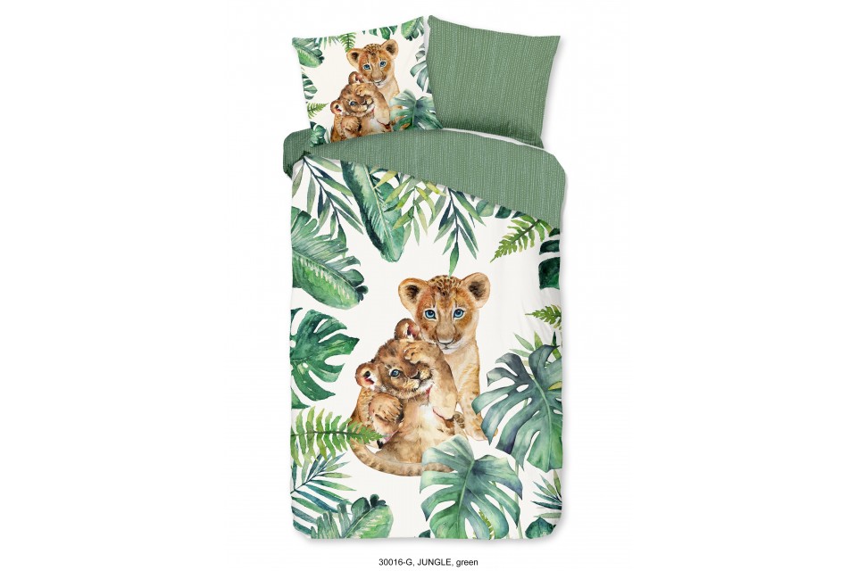 Parure de lit 135x200 cm kids Good Morning no.30016 green