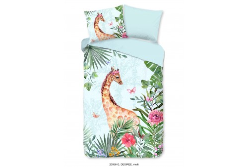 Parure de lit 140x200 / 220 cm kids Good Morning no.20056 aqua