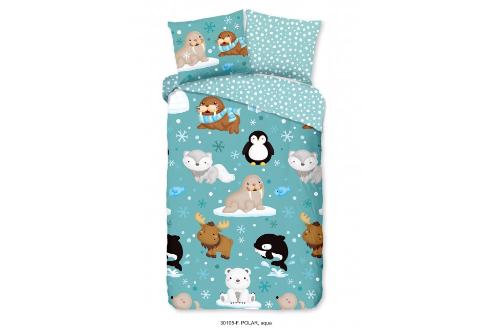 Parure de lit 140x200 / 220 cm flanel kids Good Morning 30105