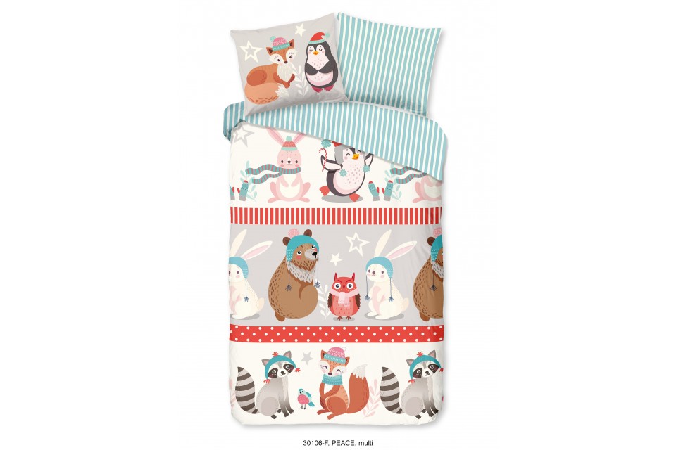 Parure de lit 140x200 / 220 cm flanel kids Good Morning 30106