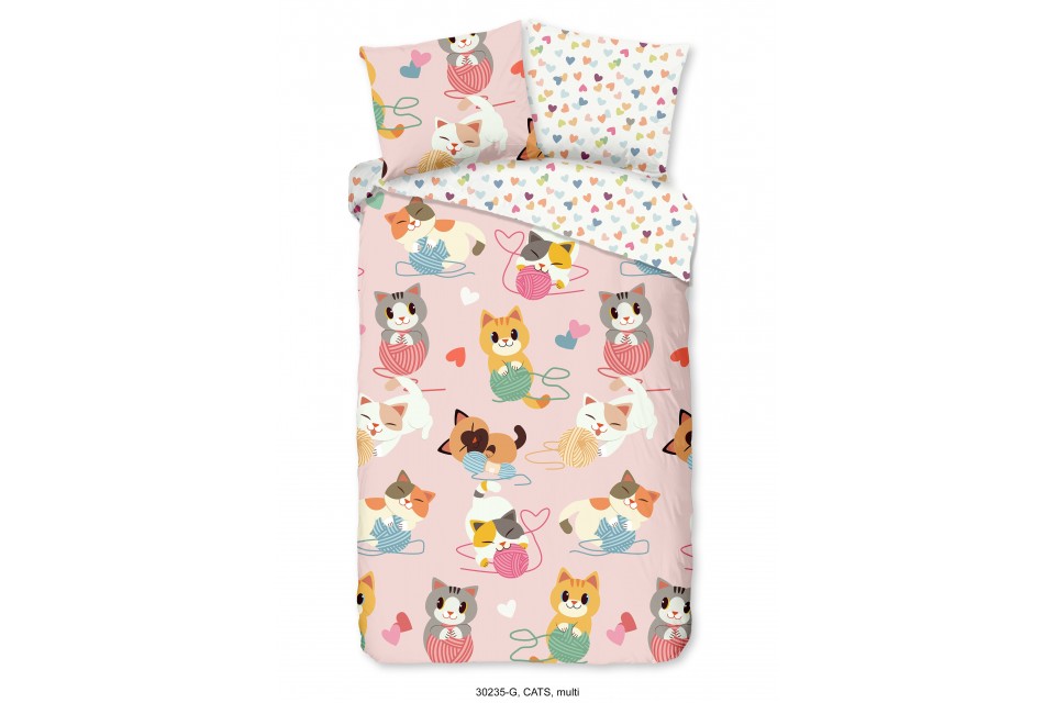 Parure de lit 140x200 / 220 cm kids Good Morning no.30235 pink