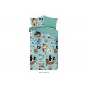 Parure de lit 140x200 / 220 cm kids Good Morning no.30238 aqua