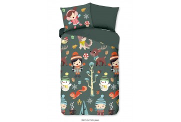 Parure de lit 140x200 / 220 cm kids Good Morning no.30241 green