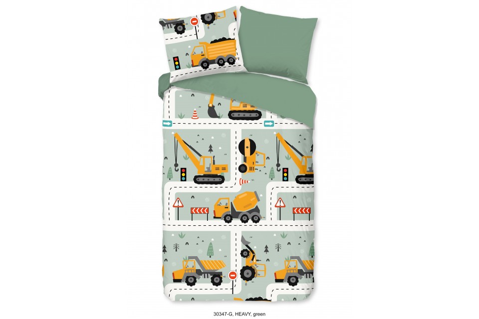 Parure de lit 140x200 / 220 cm kids Good Morning no.30347 green