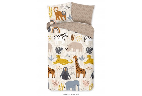 Parure de lit 140x200 / 220 cm flanel kids Good Morning 30369