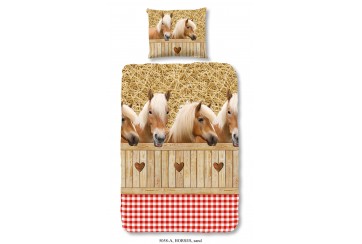 Parure de lit 140x200 / 220 cm kids Good Morning no.5058 sand