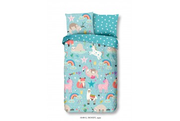 Parure de lit 140x200 / 220 cm kids Good Morning no.6640 aqua