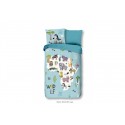 Parure de lit 140x200 / 220 cm kids Good Morning no.6646 aqua