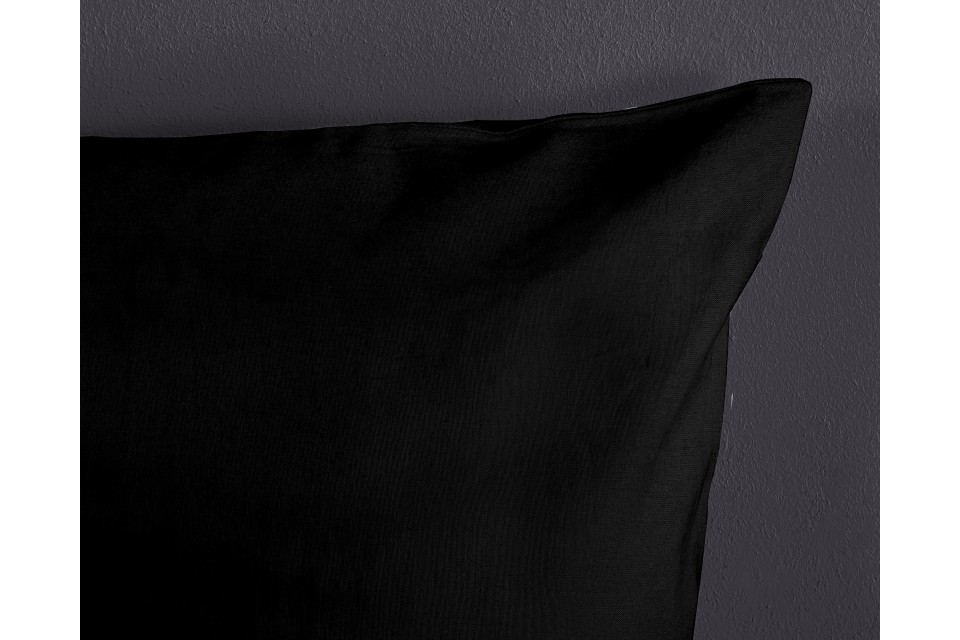 Parure de lit 140x200 / 220 cm Good Morning uni Easy Care black