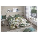 Parure de lit 140x200 / 220 cm flanel Good Morning no.2683 green