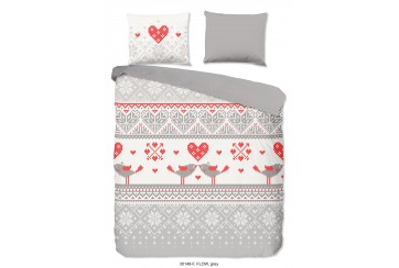 Parure de lit 140x200 / 220 cm flanel Good Morning nr.30148 grey