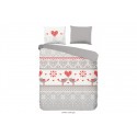 Parure de lit 140x200 / 220 cm flanel Good Morning nr.30148 grey