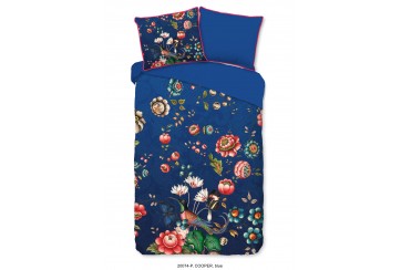 Parure de lit 140x200 / 220 cm Happiness no.20074 blue