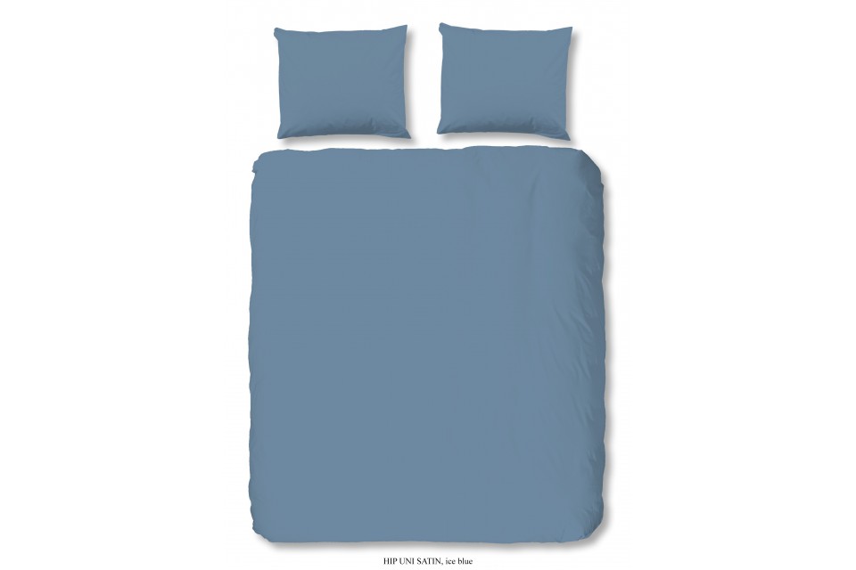 Parure de lit 140x200 / 220 cm HIP Coton-satin ice blue