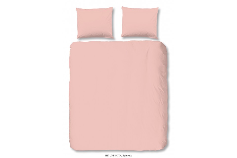 Parure de lit 140x200 / 220 cm HIP Coton-satin l.pink