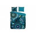 Parure de lit 140x200 / 220 cm HIP Coton-satin no.20053 petrol