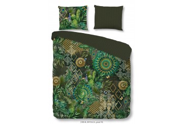 Parure de lit 140x200 / 220 cm HIP Coton-satin no.2300 green