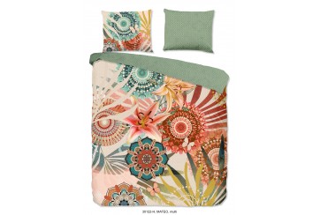 Parure de lit 140x200 / 220 cm HIP Coton-satin no.30122 multi