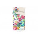 Parure de lit 140x200 / 220 cm HIP Coton-satin no.30365 multi