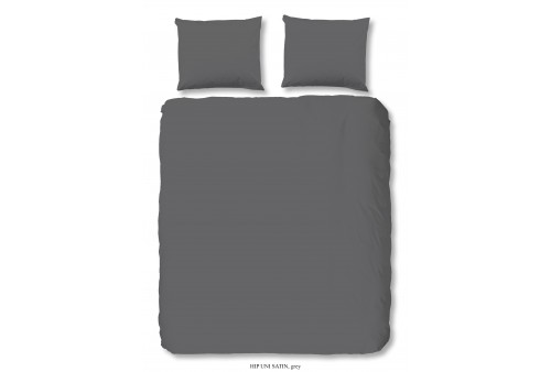 Parure de lit 140x200 / 220 cm HIP Coton-satin grey