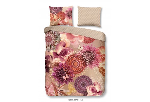 Parure de lit 140x200 / 220 cm HIP Coton-satin no.30265 multi