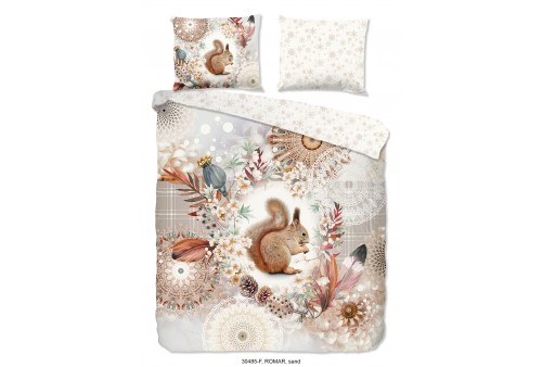 Parure de lit 140x200 / 220 cm flanel HIP nr.30485 sand