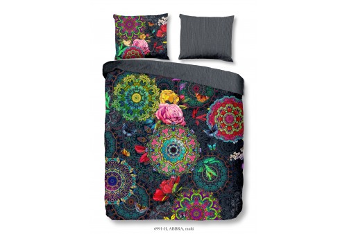 Parure de lit 140x200 / 220 cm HIP Coton-satin no.6991 multi