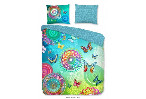 Parure de lit 140x200 / 220 cm HIP Coton-satin no.7086 multi