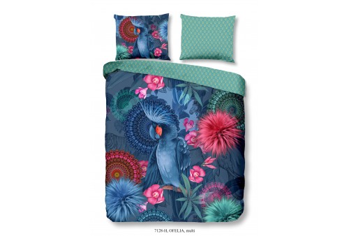 Parure de lit 140x200 / 220 cm HIP Coton-satin no.7128 multi