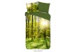 Parure de lit 140x200 / 220 cm microfiber no.10032 green