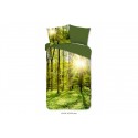 Parure de lit 140x200 / 220 cm microfiber no.10032 green