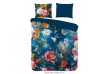 Parure de lit 140x200 / 220 cm microfiber no.20026 d.blue